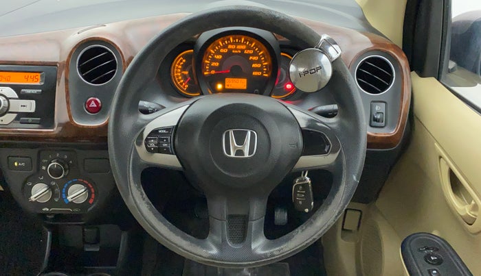 2014 Honda Amaze 1.2L I-VTEC S, Petrol, Manual, 69,500 km, Steering Wheel Close Up