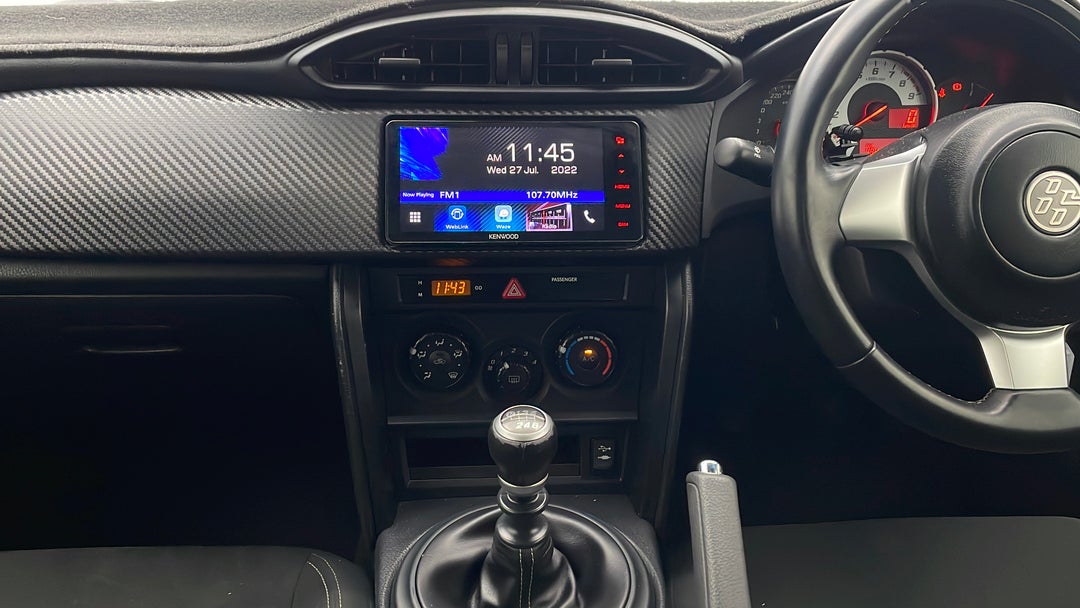 2018 Toyota 86 Gt, Manual, 49414 km, Center Console
