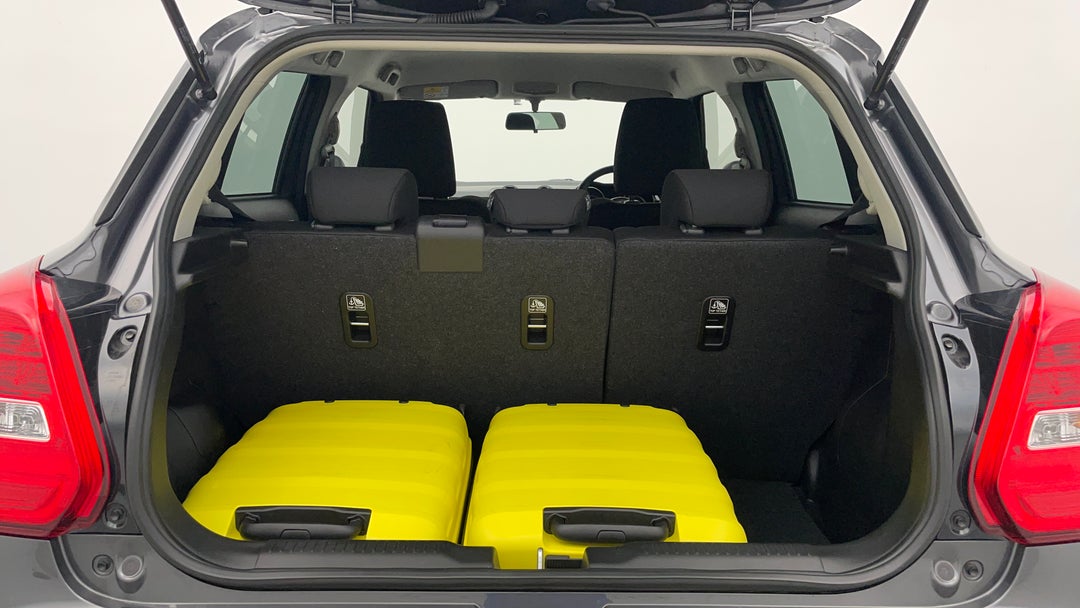 Boot Inside View with Luggage