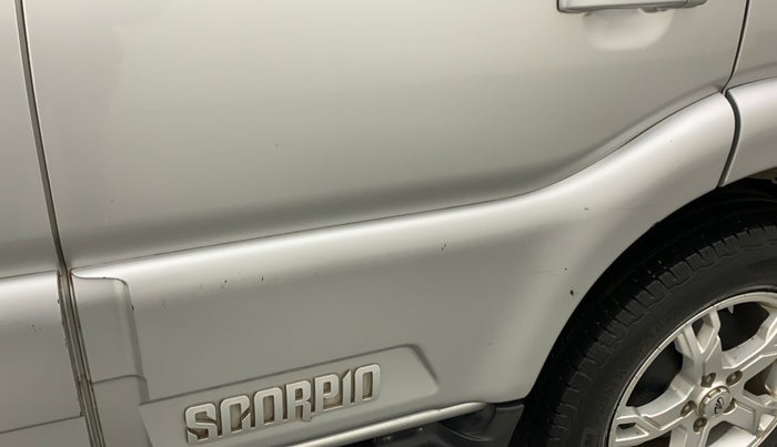 2017 Mahindra Scorpio S10 2WD INTELLI-HYBRID, Diesel, Manual, 1,24,898 km, Rear left door - Minor scratches
