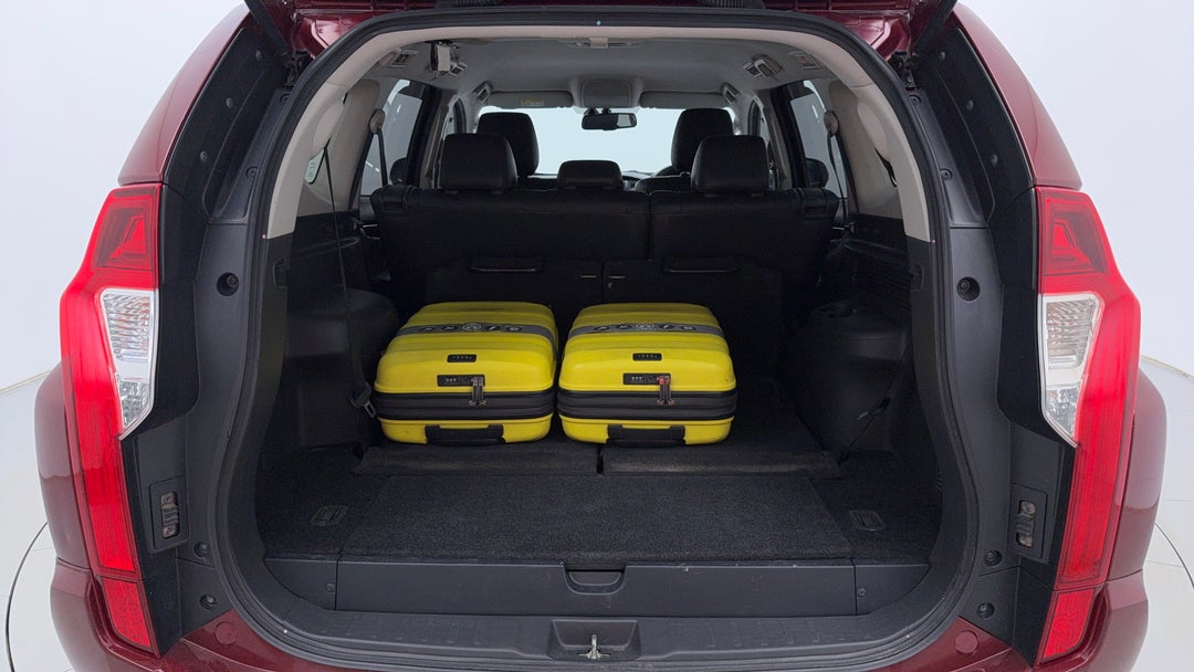 Boot Inside View with Luggage
