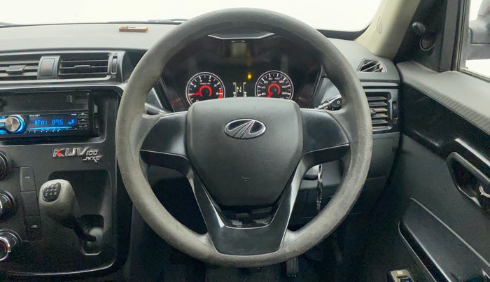 2019 Mahindra KUV 100 NXT K2 P 6 STR, Petrol, Manual, 65,820 km, Steering Wheel Close Up