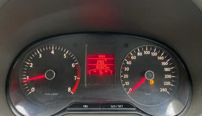2012 Volkswagen Vento TRENDLINE 1.6, Petrol, Manual, 82,025 km, Odometer Image