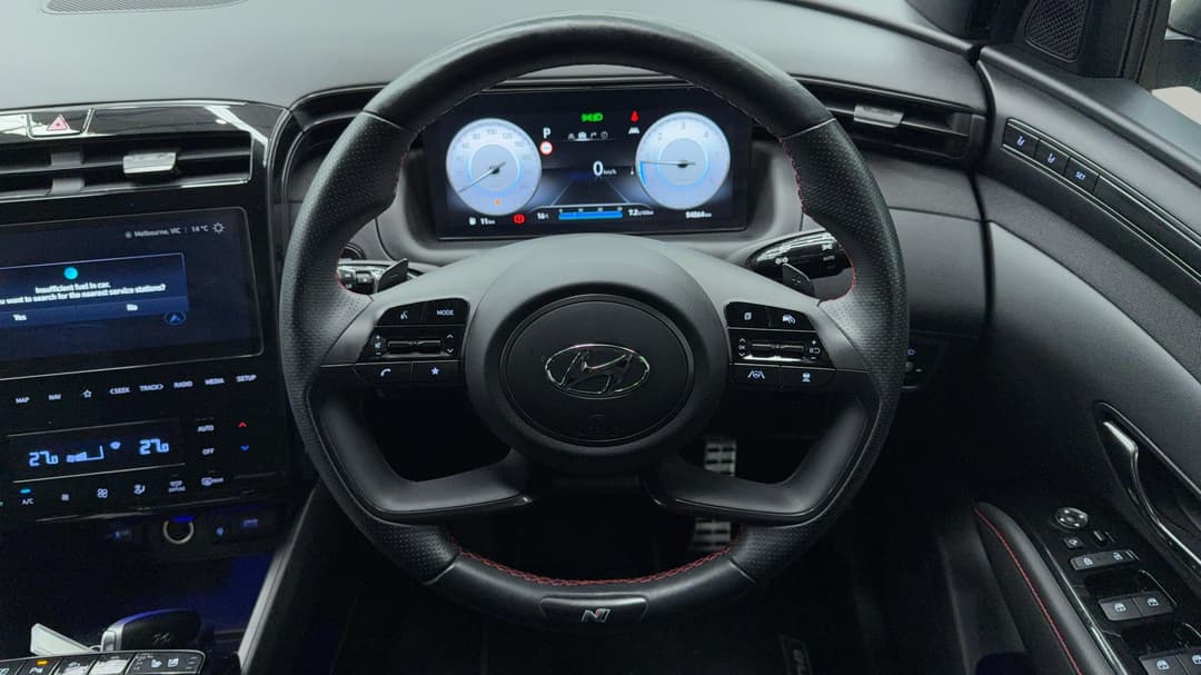 2023 Hyundai Tucson Highlander N Line (AWD) No Srf, Automatic, 54864 km, Steering Wheel Close-up