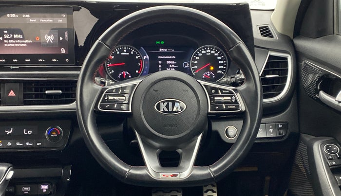 2019 KIA SELTOS GTX 1.4 GDI AT PETROL, Petrol, Automatic, 15,890 km, Steering Wheel Close Up