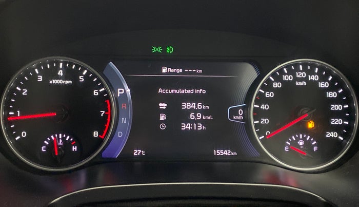 2019 KIA SELTOS GTX 1.4 GDI AT PETROL, Petrol, Automatic, 15,890 km, Odometer Image