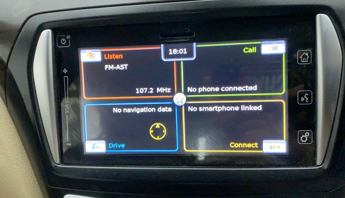 2017 Maruti Ciaz ALPHA  AT 1.4  PETROL, Petrol, Automatic, 85,691 km, Infotainment system - GPS Card not working/missing