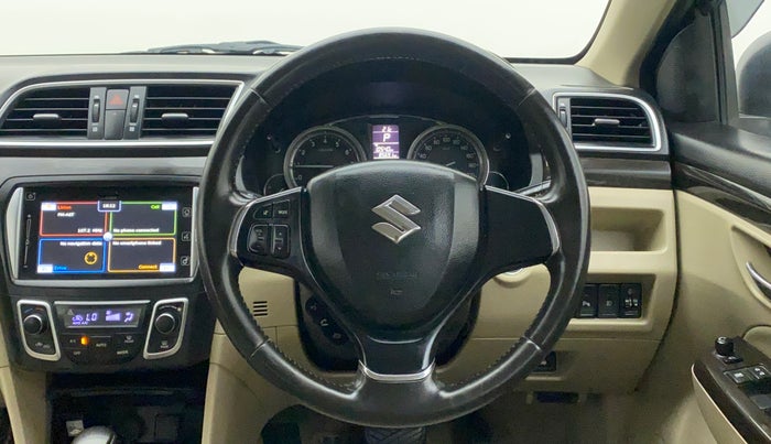 2017 Maruti Ciaz ALPHA  AT 1.4  PETROL, Petrol, Automatic, 85,691 km, Steering Wheel Close Up