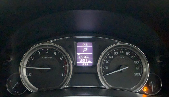 2017 Maruti Ciaz ALPHA  AT 1.4  PETROL, Petrol, Automatic, 85,691 km, Odometer Image