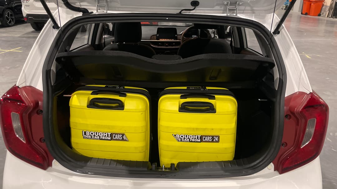 2023 Kia Picanto S (pe), Automatic, 23357 km, Boot Inside View with Luggage