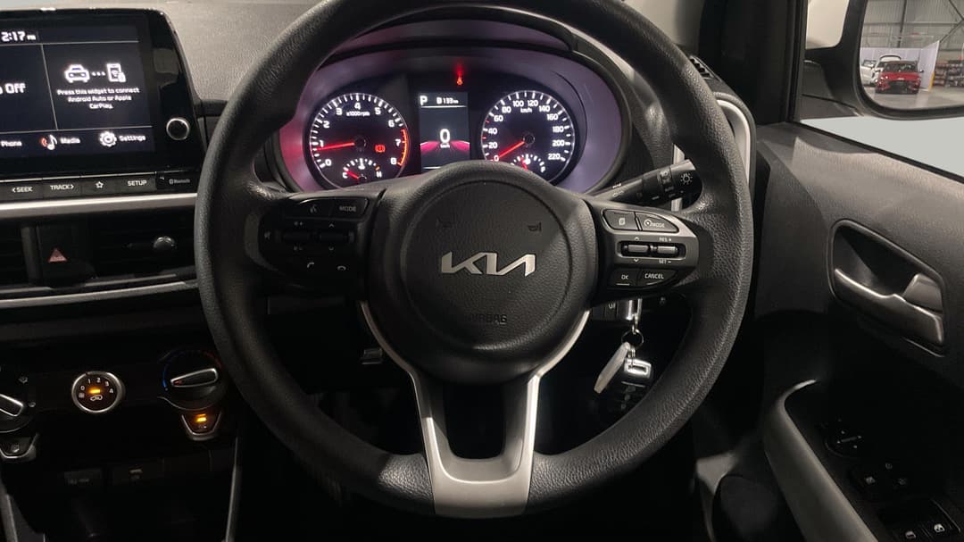 2023 Kia Picanto S (pe), Automatic, 23357 km, Steering Wheel Close-up