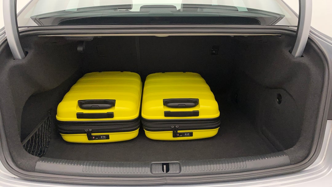 Boot Inside View with Luggage