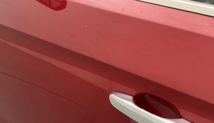 2018 Hyundai Creta E PLUS 1.6 PETROL, Petrol, Manual, 28,872 km, Front passenger door - Minor scratches