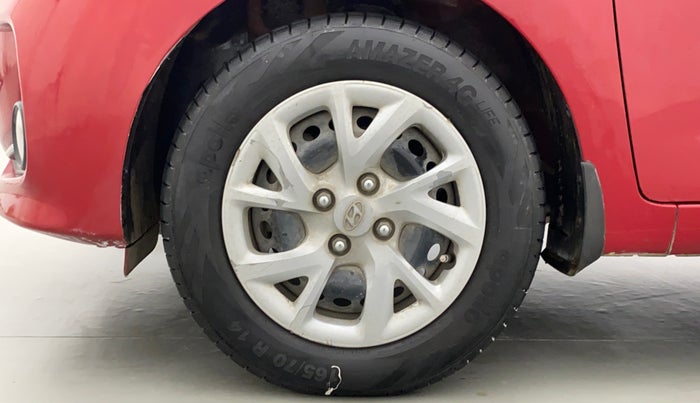 2017 Hyundai Grand i10 SPORTZ 1.2 KAPPA VTVT, Petrol, Manual, 50,114 km, Left Front Wheel