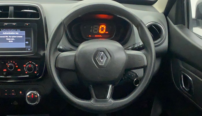 2019 Renault Kwid RXT 1.0 AMT (O), Petrol, Automatic, 33,830 km, Steering Wheel Close Up