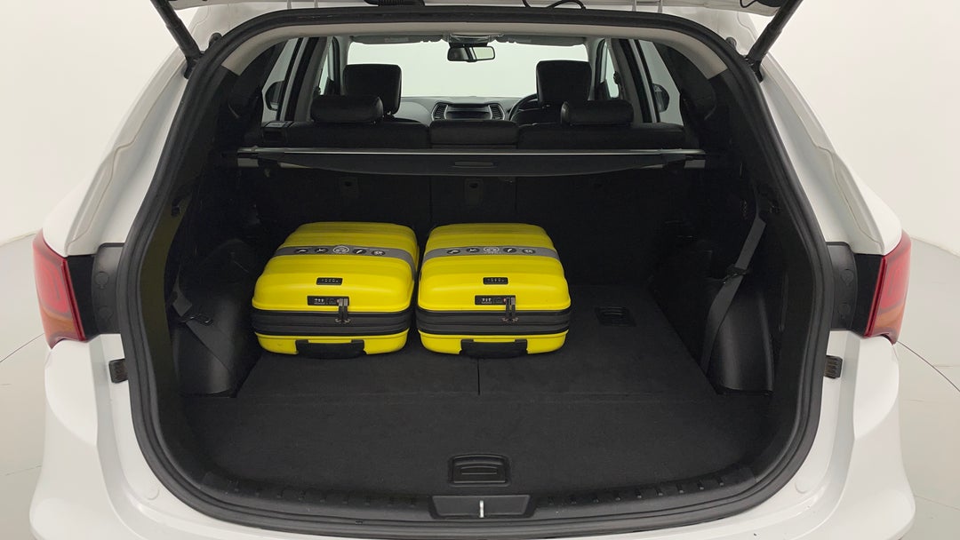 Boot Inside View with Luggage