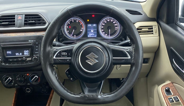 2018 Maruti Dzire VXI AMT, Petrol, Automatic, 62,699 km, Steering Wheel Close Up