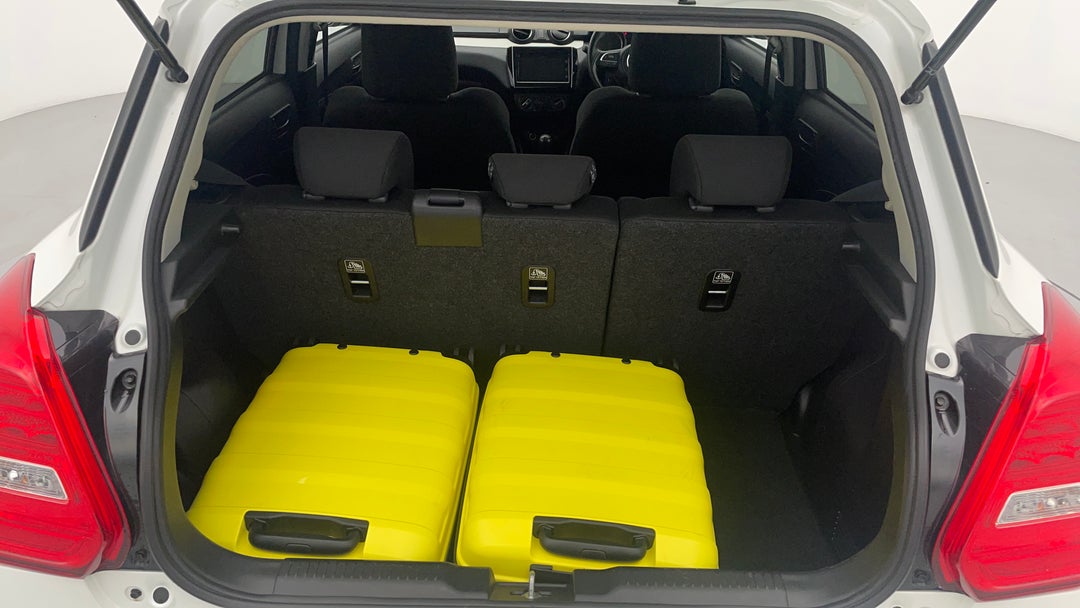 Boot Inside View with Luggage