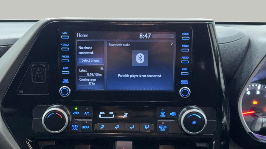 2022 Toyota Kluger Gx 2WD, Automatic, 60126 km, Infotainment System