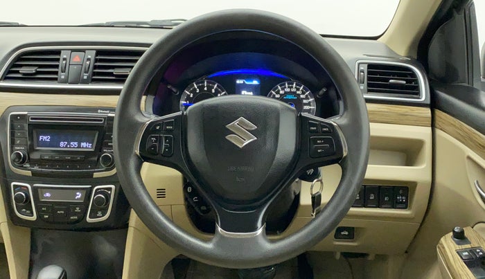 2018 Maruti Ciaz DELTA AT 1.5 SHVS PETROL, Petrol, Automatic, 32,977 km, Steering Wheel Close Up