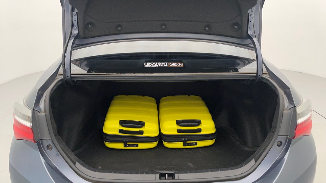 Boot Inside View with Luggage