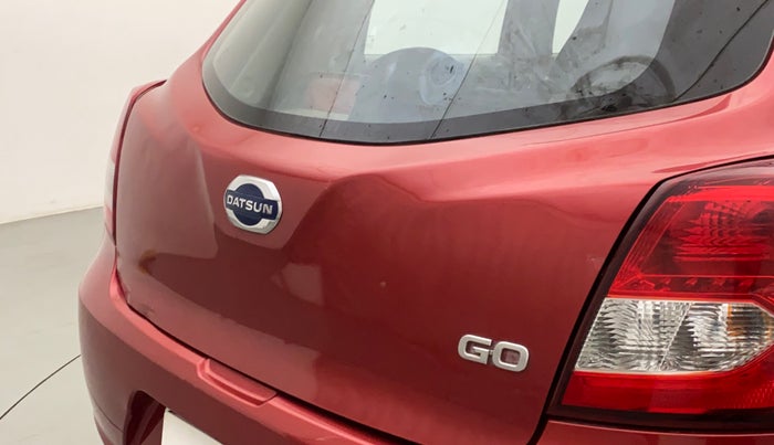 2015 Datsun Go T, Petrol, Manual, 52,098 km, Dicky (Boot door) - Paint has minor damage