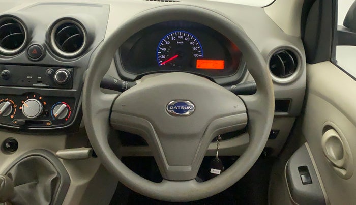 2015 Datsun Go T, Petrol, Manual, 52,098 km, Steering Wheel Close Up
