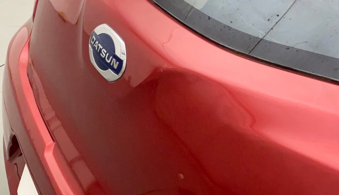 2015 Datsun Go T, Petrol, Manual, 52,098 km, Dicky (Boot door) - Minor scratches