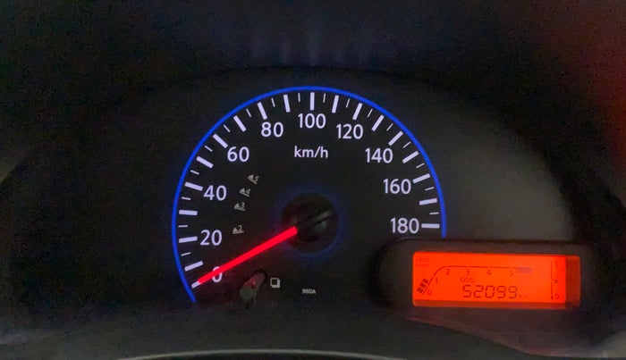2015 Datsun Go T, Petrol, Manual, 52,098 km, Odometer Image