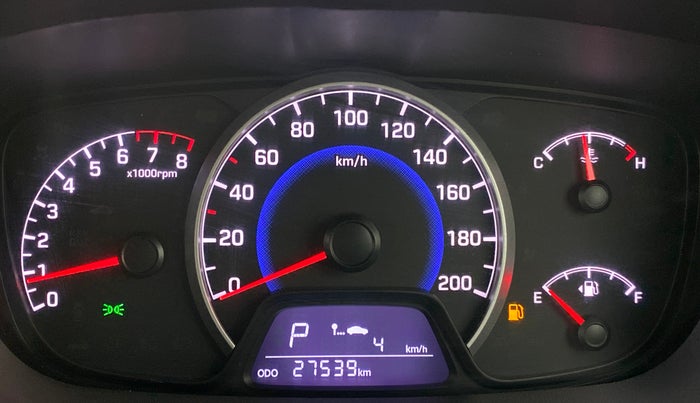 2017 Hyundai Grand i10 SPORTZ (O) 1.2 AT VTVT, Petrol, Automatic, 27,539 km, Odometer Image
