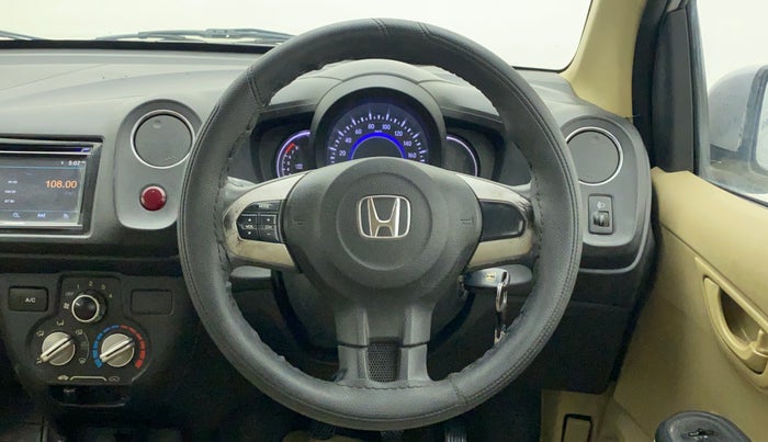 2015 Honda Amaze 1.2L I-VTEC S, Petrol, Manual, 42,669 km, Steering Wheel Close Up