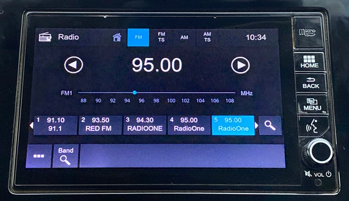 2018 Honda City ZX CVT, Petrol, Automatic, 50,435 km, Infotainment System