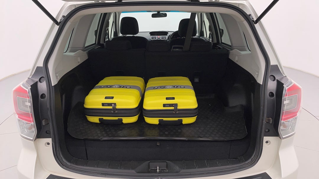 Boot Inside View with Luggage