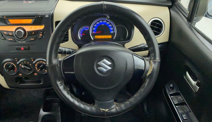 2017 Maruti Wagon R 1.0 VXI, Petrol, Manual, 19,251 km, Steering Wheel Close Up