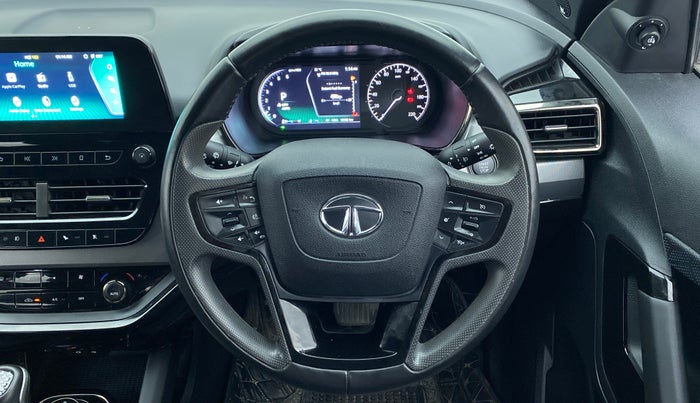 2022 Tata Safari XZA+ DARK EDITION , Diesel, Automatic, 15,172 km, Steering Wheel Close Up