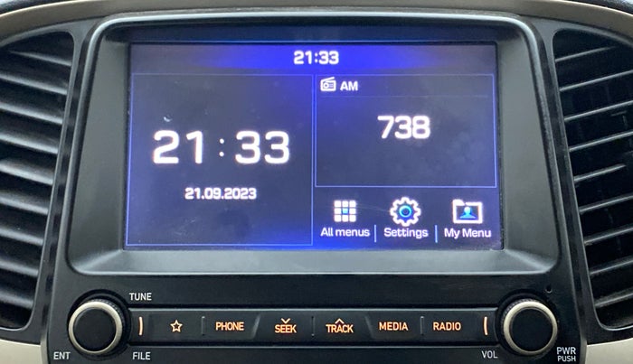 2019 Hyundai NEW SANTRO SPORTZ AMT, Petrol, Automatic, 48,433 km, Infotainment System