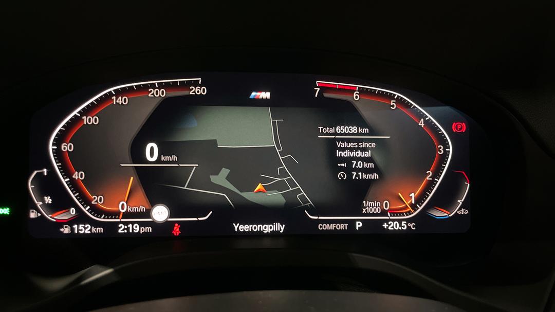 2020 BMW X3 xDrive30i M Sport, Automatic, 65038 km, Odometer View