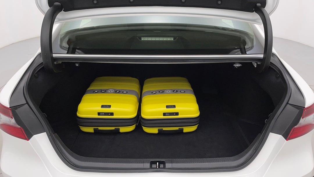 Boot Inside View with Luggage