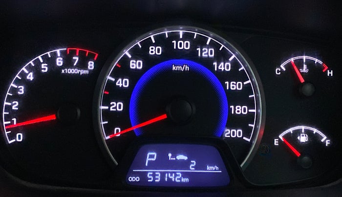 2017 Hyundai Grand i10 SPORTZ (O) 1.2 AT VTVT, Petrol, Automatic, 52,694 km, Odometer Image