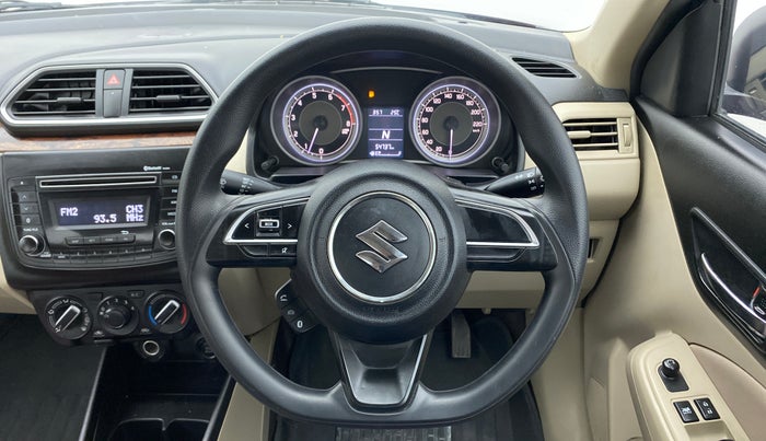 2018 Maruti Dzire VXI AMT, Petrol, Automatic, 54,737 km, Steering Wheel Close Up