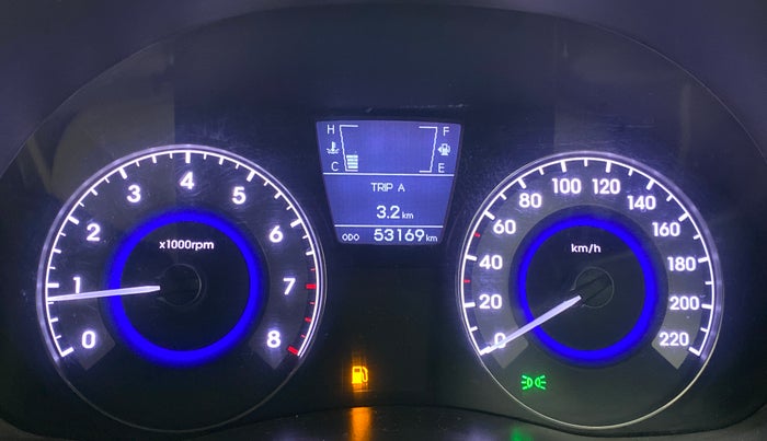 2012 Hyundai Verna FLUIDIC 1.6 SX VTVT, Petrol, Manual, 53,205 km, Odometer Image
