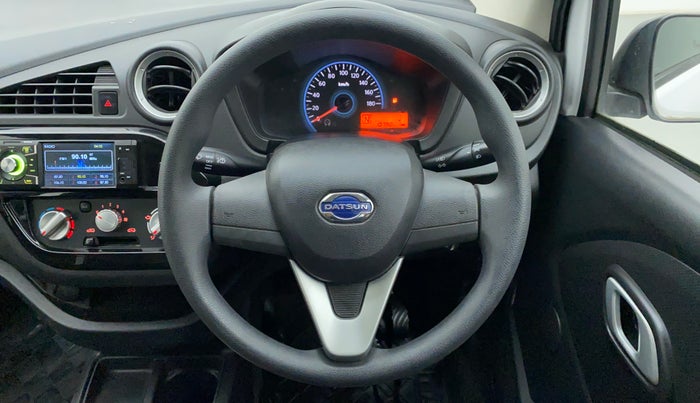 2018 Datsun Redi Go 1.0 T(O) AT, Petrol, Automatic, 10,798 km, Steering Wheel Close Up
