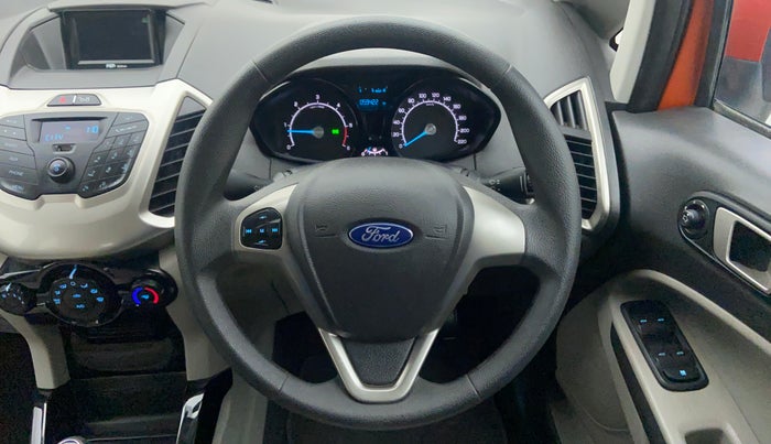 2014 Ford Ecosport TREND 1.5L DIESEL, Diesel, Manual, 59,422 km, Steering Wheel Close Up