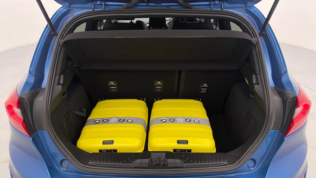 Boot Inside View with Luggage