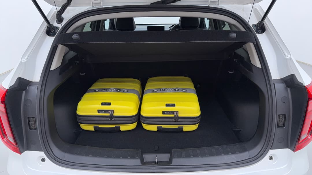 Boot Inside View with Luggage