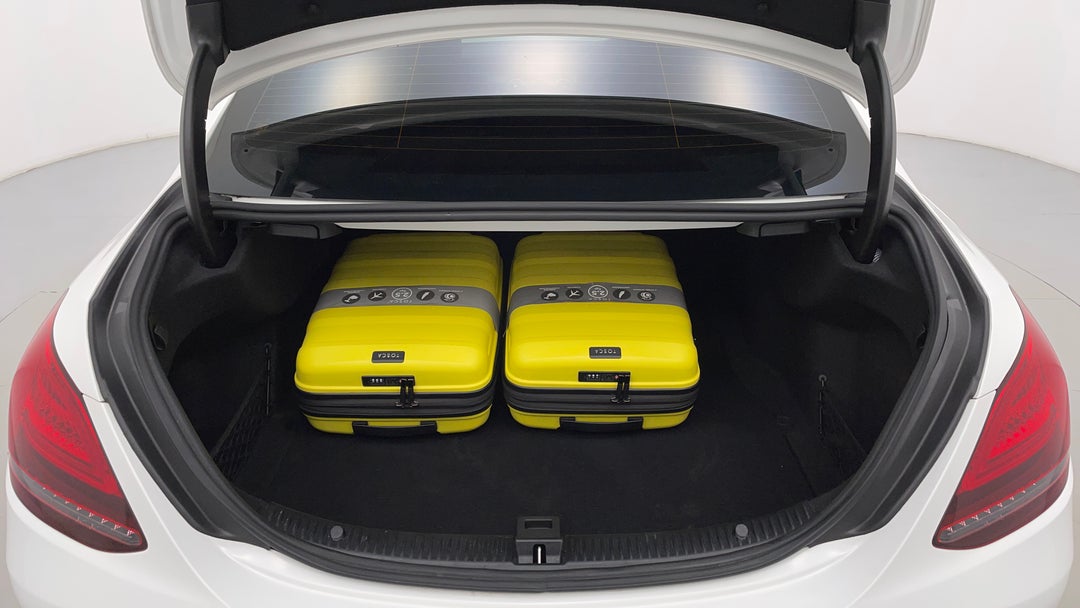 Boot Inside View with Luggage