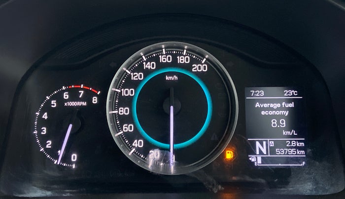2017 Maruti IGNIS ZETA 1.2 AMT, Petrol, Automatic, 53,795 km, Odometer Image