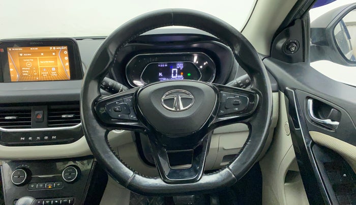 2021 Tata NEXON XZA PLUS SUNROOF DIESEL, Diesel, Automatic, 52,794 km, Steering Wheel Close Up