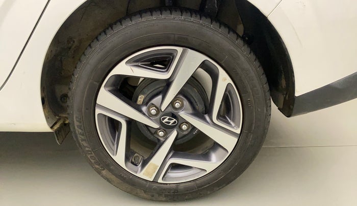2021 Hyundai AURA SX 1.2 (O), Petrol, Manual, 16,365 km, Left Rear Wheel