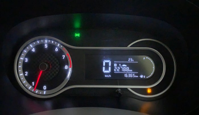 2021 Hyundai AURA SX 1.2 (O), Petrol, Manual, 16,365 km, Odometer Image